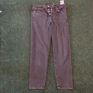 Levi Black/ Charcoal Grey Boyfriend Jeans